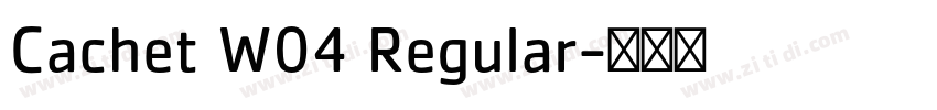 Cachet W04 Regular字体转换